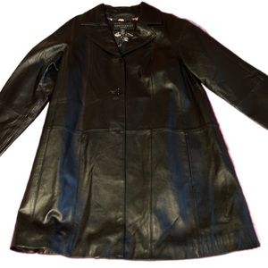 Centigrade cool leather jacket